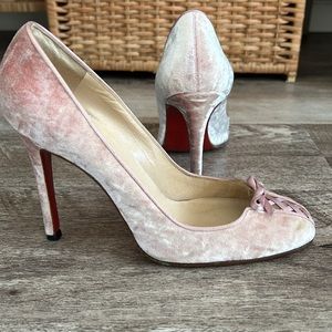 Christian Louboutin velvet heels